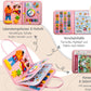 Feelishes  Montessori Busy Board Deutsch ab 3 Jahre - interaktives Activity Board Spielzeug für Kleinkinder
