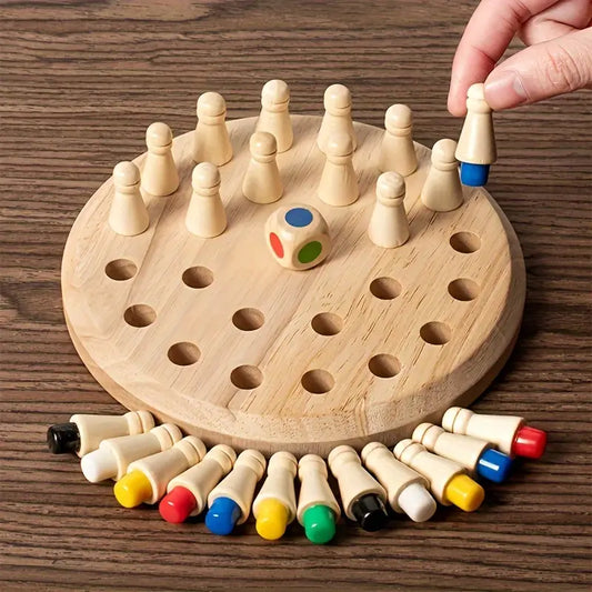 Holz Gedächtnis-Match-Schachspiel