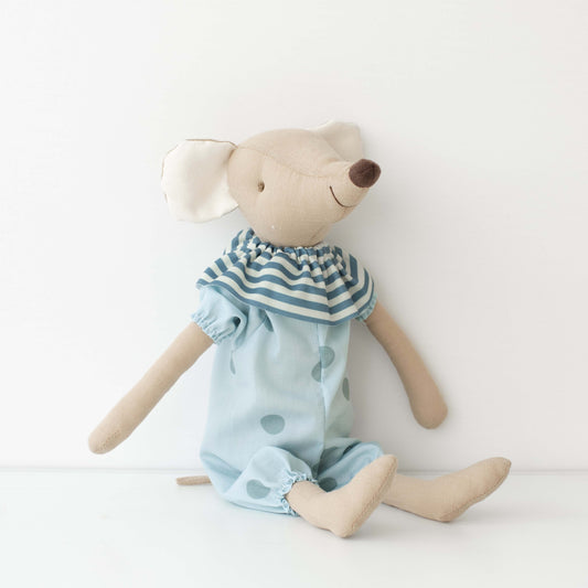 Süße Baby-Maus-Plüschtiere – Kuschelmaus in stylischer Kleidung! Perfekt als Geschenk für Weihnachten!